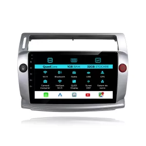 image-22-Navigation for Citroen C4, (2004-2009), 9 Inch, 1Gb Ram, 32Gb Storage, Carplay