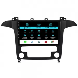 Navigation for Ford S-Max, (2006 - 2015), 9Inch, 2Gb Ram, 64Gb Storage, Carplay.