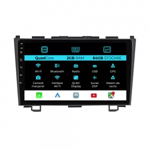 Navigation for Honda CR-V, (2006 - 2012), 9 Inch, 2Gb Ram, 64Gb Storage, Carplay - NAVHN92QIS