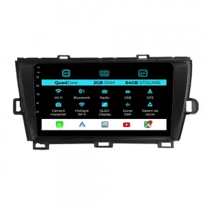 Navigation for Toyota Prius W3 (2009 - 2015), 9 Inch, 2Gb Ram, 64Gb Storage, Carplay