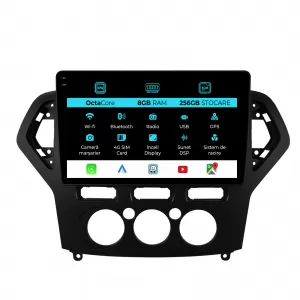 Navigation for Ford Mondeo, (2007-2014), 10 Inch, 8Gb Ram, 256Gb Storage, Carplay. - NAVF108ZJE