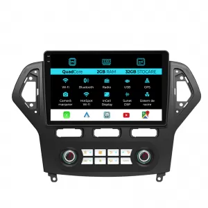 Navigation for Android, Dedicated Ford Mondeo (2007-2014), 10 Inch, 2Gb Ram, 32Gb Storage, Carplay - Automatic Climate Control