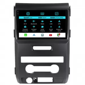 Navigation for Ford F150, (2008-2014), 9 Inch, 2Gb Ram, 32Gb Storage, Carplay - NAVF92FFK
