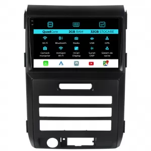 Navigation for Ford F150, (2008-2014), 9Inch, 2Gb Ram, 32Gb Storage, Carplay - NAVF92AHZ