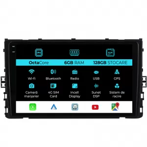 Navigation for Volkswagen T-Roc, (2017-2025), 9Inch, 6Gb Ram, 128Gb Storage, Carplay.