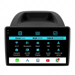Navigation for Ford Ecosport, 2017-2025, 9Inch, 6Gb Ram, 128Gb Storage, Carplay - NAVF96RLF