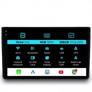 image-45-Navigation for Audi A4 (2001-2008), 9 Inch, 8Gb Ram, 256Gb Storage, Carplay