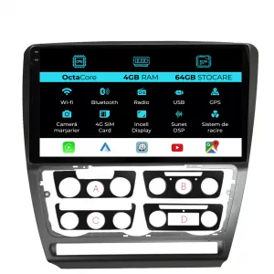 image-6-Navigation for Skoda Octavia 2, (2004-2013), 10 Inch, 4Gb Ram, 64Gb Storage, Carplay