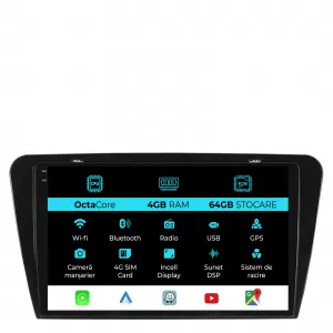 image-10-Navigation for Skoda, Octavia 3 (2013-2018), 10 Inch, 4Gb Ram, 64Gb Storage, Carplay