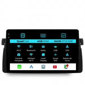 image-49-Navigation for BMW Series 3 E46 (1997-2005), QuadCore, 9 Inch, 4Gb Ram, 64Gb Storage, Carplay