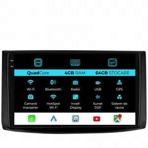 image-69-Navigation for Chevrolet Aveo, 2002-2011, QuadCore, 9Inch, 4Gb Ram, 64Gb Storage, Carplay