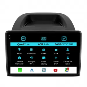 Navigation for Ford Ecosport, 2017-2025, QuadCore, 9 Inch, 4Gb Ram, 64Gb Storage, Carplay - NAVF94BVT