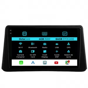 Navigation for Opel Mokka, (2012 - 2016), 9 Inch, 4Gb Ram, 64Gb storage, Carplay - NAVOP94OZZ