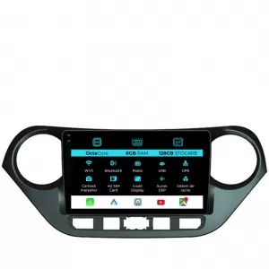 Navigation for Hyundai I10, 2013-2017, 9Inch, 6Gb Ram, 128Gb Storage, Carplay - NAVHY96RXE