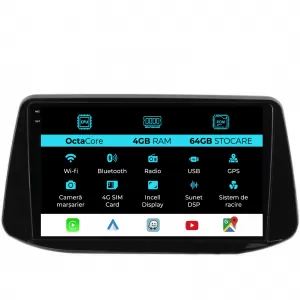 Navigation for Hyundai I30, 2017-2022, 9 Inch, 4Gb Ram, 64Gb Storage, Carplay - NAVHY94HCZ