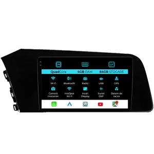 Navigation for Hyundai Elantra (2020-2025), QuadCore, 9Inch, 4Gb Ram, 64Gb Storage, Carplay - NAVHY94FCU