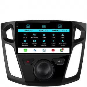 Navigation for Ford Focus 3 (2012-2018), 9Inch, 6Gb Ram, 128Gb Storage, Carplay - NAVF96ZXS