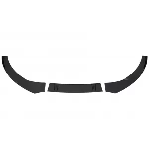 Front Bumper Spoiler Lip suitable for Audi A6 C8 4K (2018-2022) Piano Black