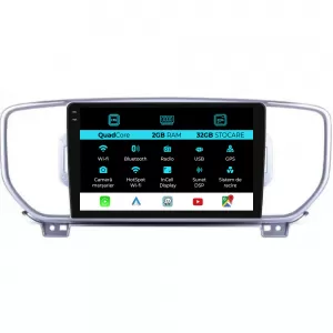 Navigation for Kia Sportage, 2016-2020, 9 Inch, 2Gb Ram, 32Gb Storage, Carplay