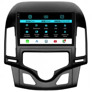 Navigation for Hyundai I30, 2007-2012, 9 Inch, 8Gb Ram, 256Gb Storage, Carplay, Climatronic - NAVHY98AET