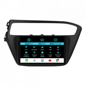 Navigation for Hyundai I20, 2014-2020, 9Inch, 2Gb Ram, 32Gb Storage, Carplay - NAVHY92YOB