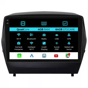 Navigation for Hyundai IX35 (2009 - 2015), QuadCore, 9 Inch, 4Gb Ram, 64Gb storage, Carplay - NAVHY94ZSN