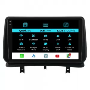 Navigation for Renault Clio 3 (2005-2014), 9 Inch, 2Gb Ram, 32Gb Storage, Carplay - NAVRN92HPS