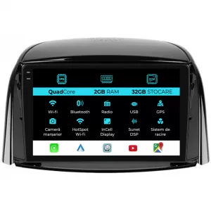 Navigation for Renault Koleos, 2008-2016, QuadCore, 9Inch, 4Gb Ram, 64Gb Storage, Carplay