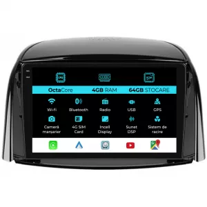 Navigation for Renault Koleos, (2008-2016), 9Inch, 4Gb Ram, 64Gb Storage, Carplay