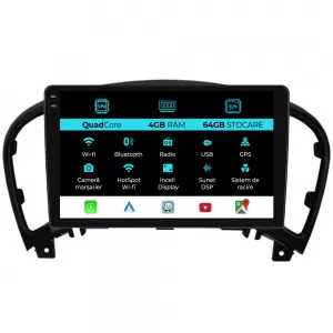 image-73-Navigation for Nissan Juke, 2010-2017, QuadCore, 9 Inch, 4Gb Ram, 64Gb Storage, Carplay