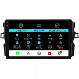 image-34-Navigation for Toyota Auris, (2006 - 2012), 10Inch, 4Gb Ram, 64Gb Storage, Carplay