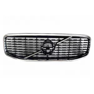 Central Grille suitable for Volvo XC60 II (2017-2021) Glossy Black