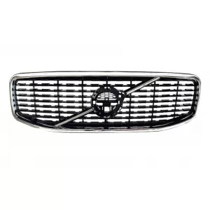 Central Grille suitable for Volvo XC60 II (2017-2021) Glossy Black