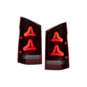 image-45-LED Taillights suitable for Mercedes V-Class W447 (2014-2024) Single Rear Door Dynamic Turning Lights