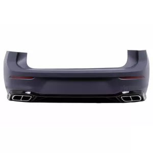 image-73-Paraurti posteriore per VW Golf VIII Hatchback Mk8 MQB 2020-2023 R Design Diffusore d'aria