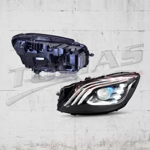 Headlights Full LED suitable for Mercedes S-Class W222 Maybach X222 (2013-2017) Facelift Look
