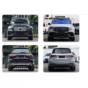 Kit carrosserie pour Mercedes GLS SUV X167 19-24 Passages Roues Pare-chocs Embouts d'échappement-image-6342139