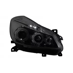 Phares Angel Eyes pour Renault Clio III 2005-2009 Chromé Headlights-image-6127976