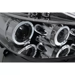 Phares Angel Eyes pour Renault Clio III 2005-2009 Chromé Headlights-image-6127995