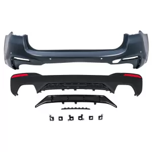 image-8-Rear Bumper suitable for BMW 5 Series G31 Touring (2017-2019) M-Technik Design