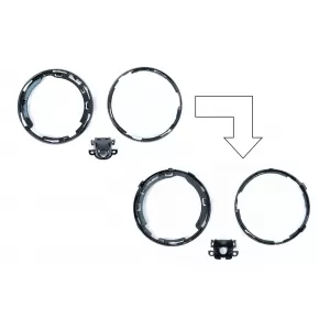 Central Grille suitable for Mercedes C-Class W205 S205 C205 (2014-2020) GTR Design-image-6128311