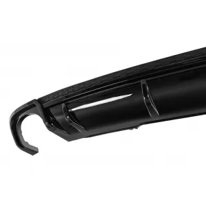 Diffusore paraurti posteriore per Audi A4 B9 8W 16-18 Scarico Punte Sedan Avant RS4 Look-image-6277868