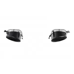 S-Line Stoßstange Diffusor Endrohre für Audi A7 4G Facelift 2015–2017 Schwarz-image-6276085