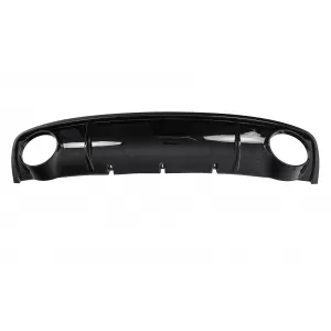 Paraurti Diffuser Terminali Scarico per Audi A4 B8 B8.5 Limousine Avant Facelift 2012-2015 RS4 Design Nero-image-6277408