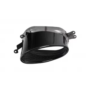 Paraurti Diffuser Terminali Scarico per Audi A4 B8 B8.5 Limousine Avant Facelift 2012-2015 RS4 Design Nero-image-6277410