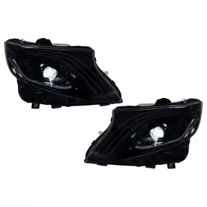 LED-Scheinwerfer für Mercedes V-Klasse W447 Vito 14–2024 Dynamisches Blinker Schwarz-image-6164819