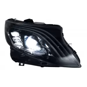 LED-Scheinwerfer für Mercedes V-Klasse W447 Vito 14–2024 Dynamisches Blinker Schwarz-image-6164821
