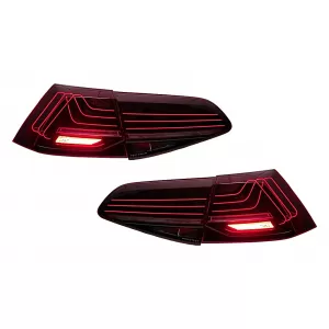 Full LED Taillights suitable for VW Golf 7 & 7.5 Hatchback (2012-2019) for Halogen Laser Look