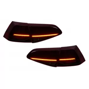 Full LED Taillights suitable for VW Golf 7 & 7.5 Hatchback (2012-2019) for Halogen Laser Look