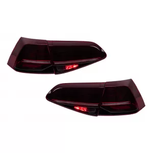 Full LED Taillights suitable for VW Golf 7 & 7.5 Hatchback (2012-2019) for Halogen Laser Look
